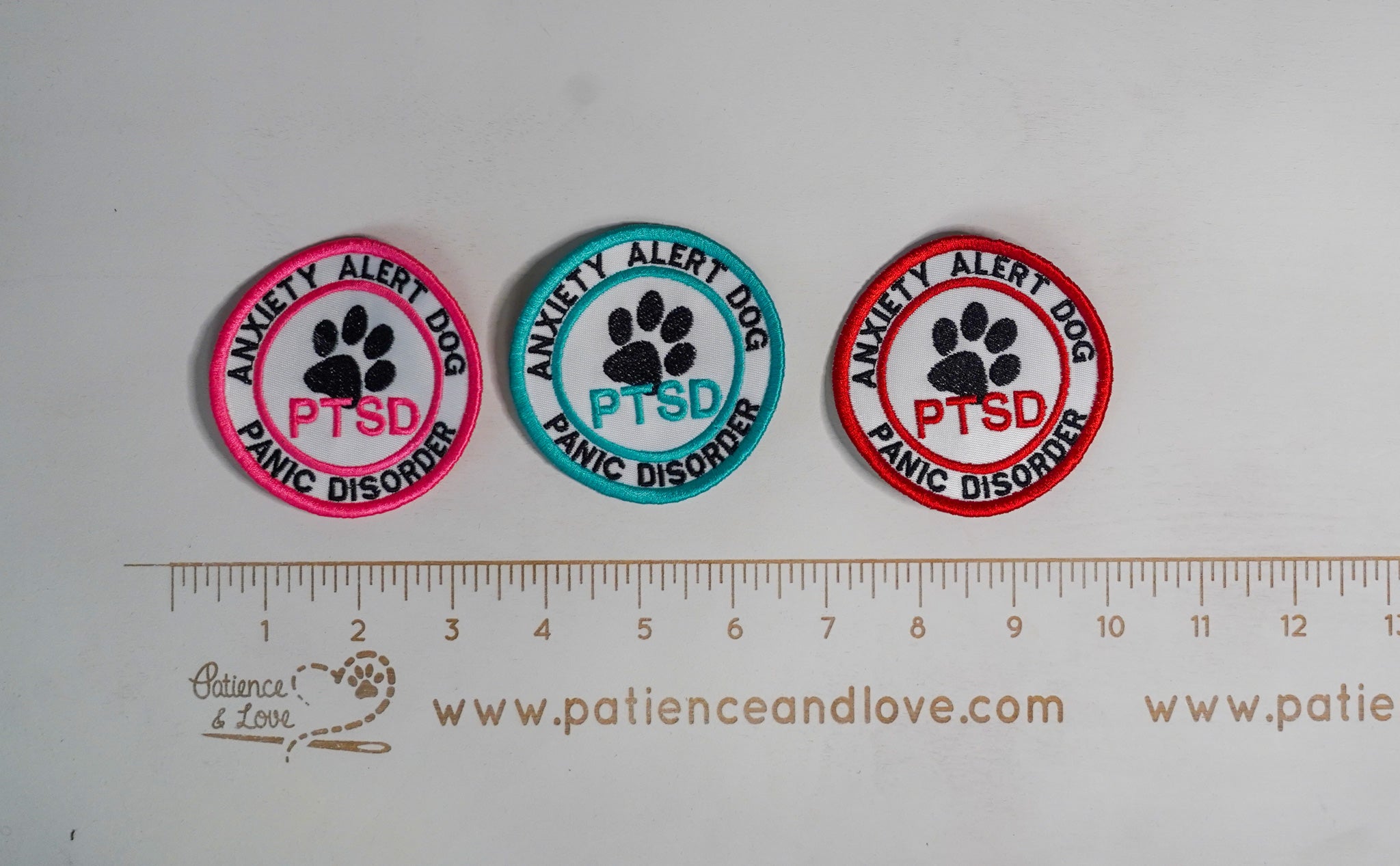 Nervous Dog Patch Ask to Pet Patch Dog Vest Patches Custom Dog