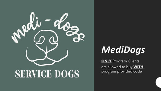 Program Vest - Medi-Dogs, Butterfly - clients can purchase