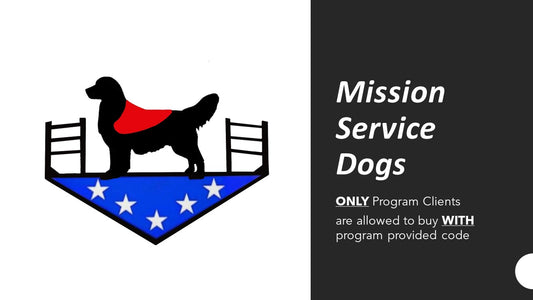 Program Vest - Mission Service Dogs, Butterfly or Long Body or S&R or cape- clients can purchase (Copy)