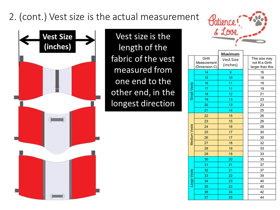 Ready to ship - Long Body Vest - #7147 - 2024 PREMADE