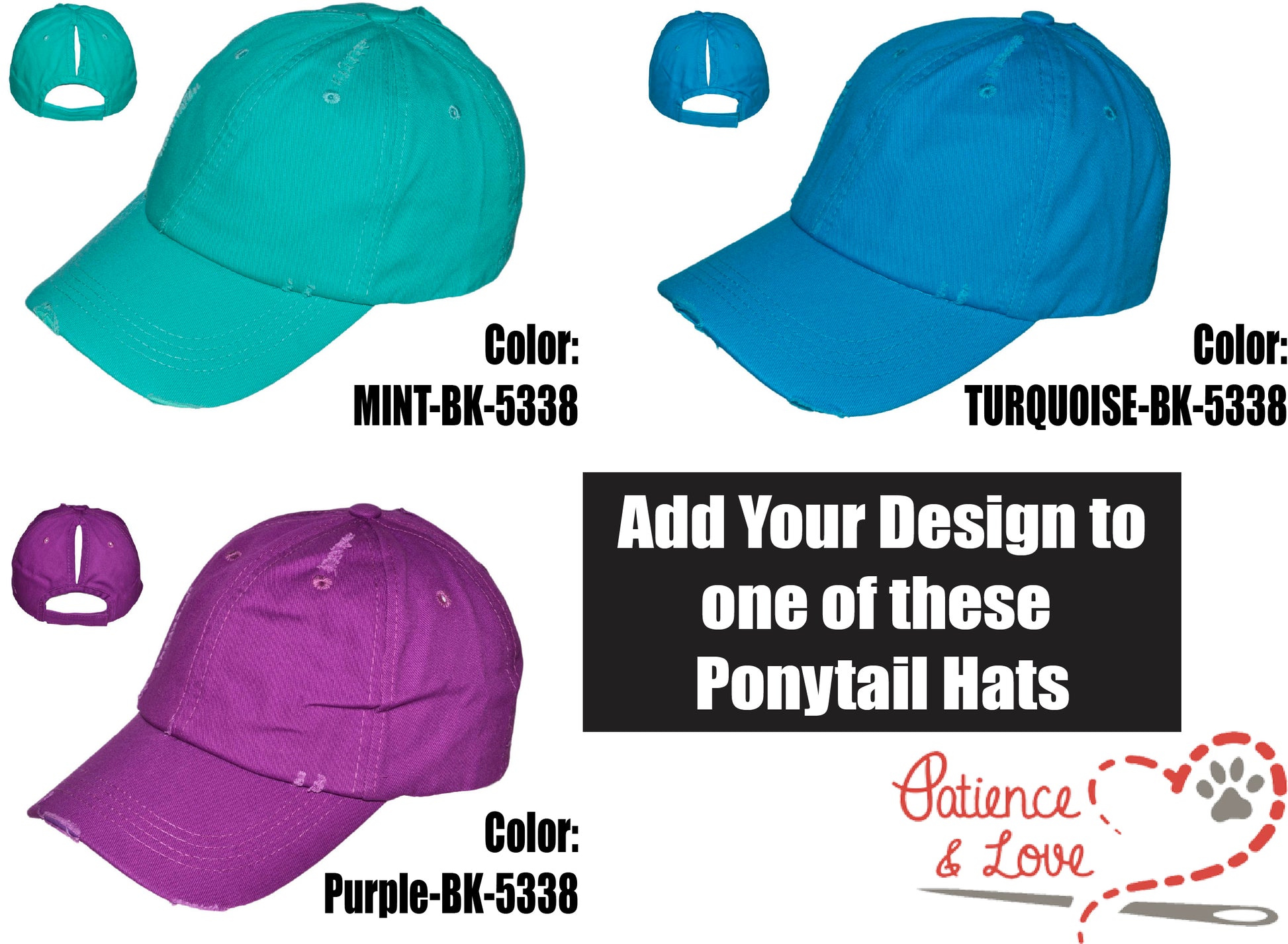 Low Profile Unstructured Baseball Caps