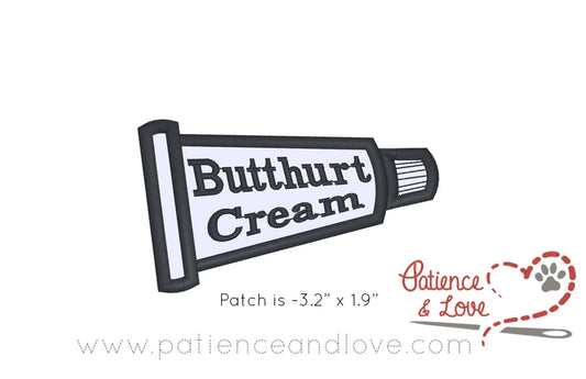 Butthurt Cream, 3.2-inch x 1.9-inch patch