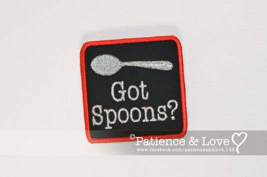 Got Spoons, 3 x 3", square patch